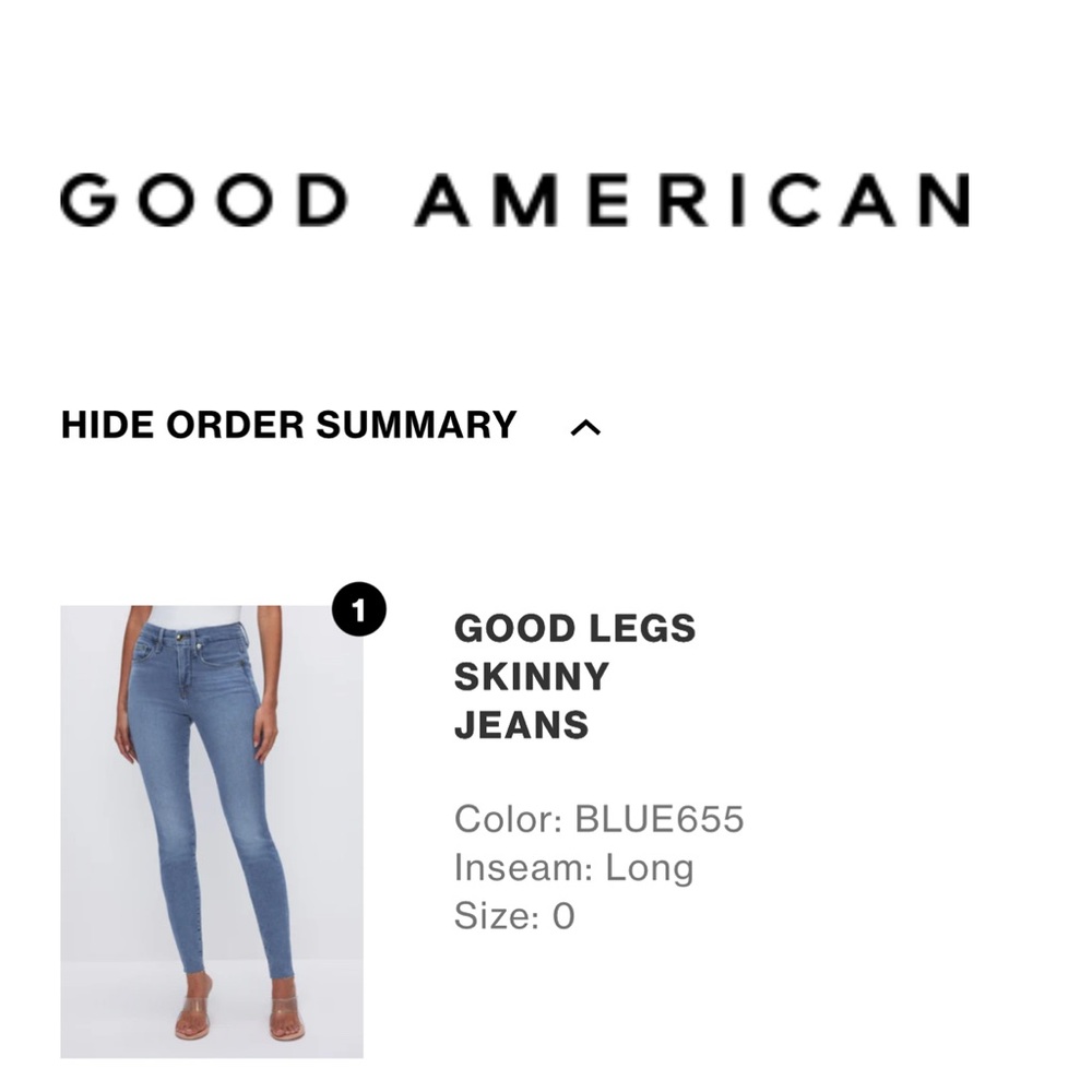 Good American Women's Light Blue Skinny Jeans